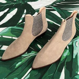 * AGL gray suede ankle boots